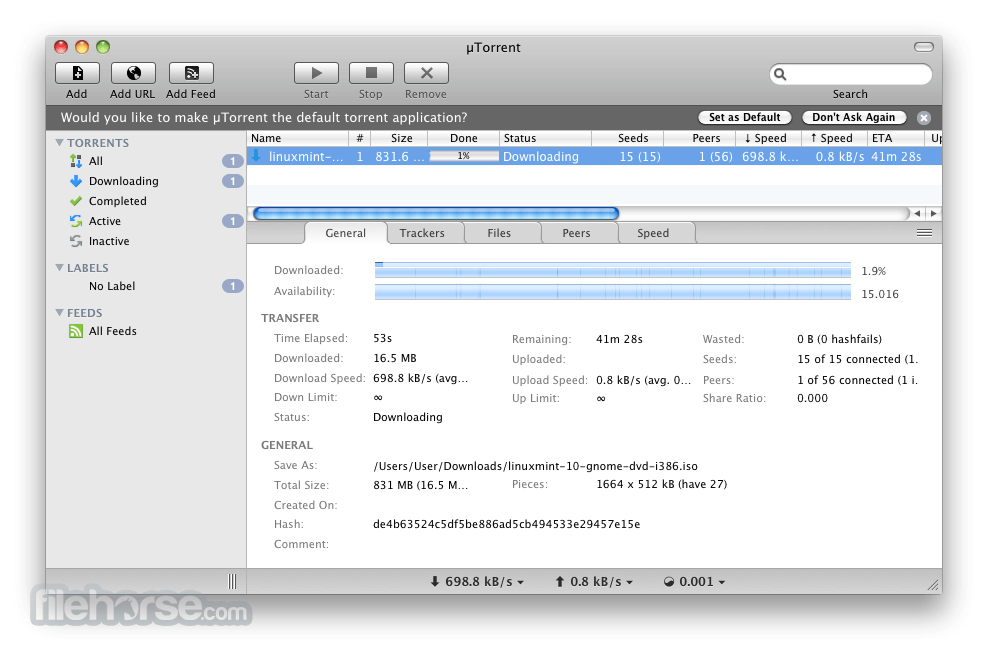 torrent client mac 10.4
